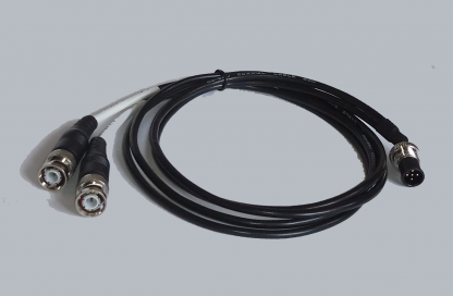 M12 5P connector male to overmold 2*BND
