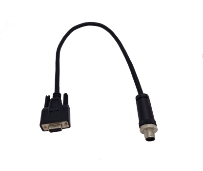 M12 Male to D9 Female Shielded Converter Cable